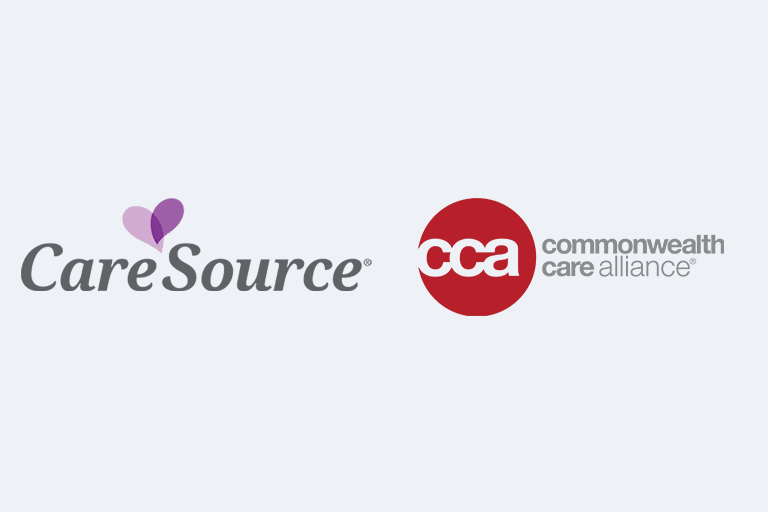 Image of CareSource and CCA logos side by side.