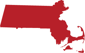 state map of Massachusetts